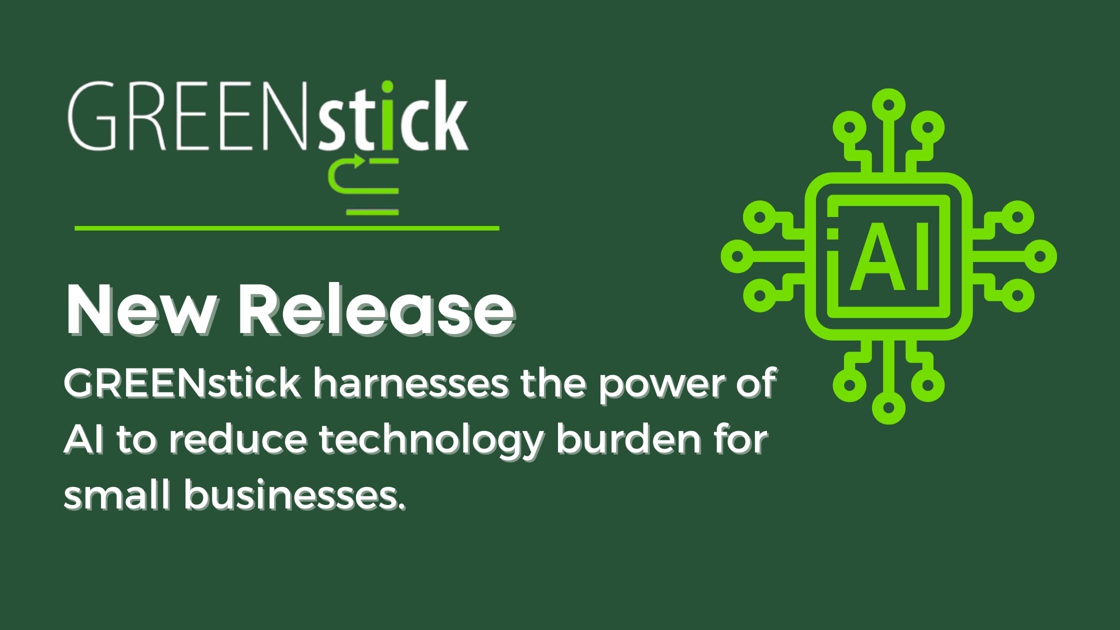 NEW RELEASE FROM GREENSTICK